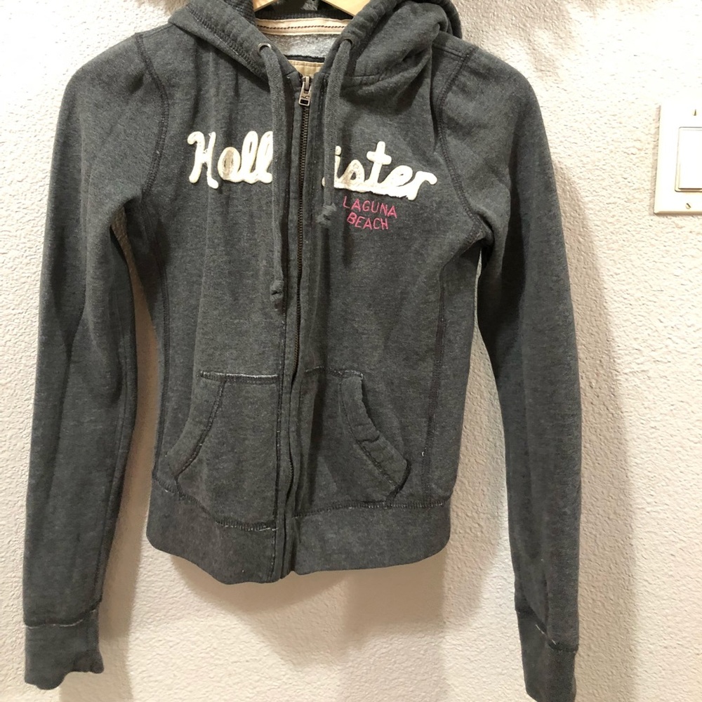 Hollister zip up hoodie